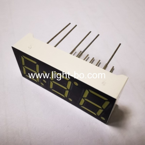 Long lead pin Ultra white triple digit 0.39  led clock display for washing machine