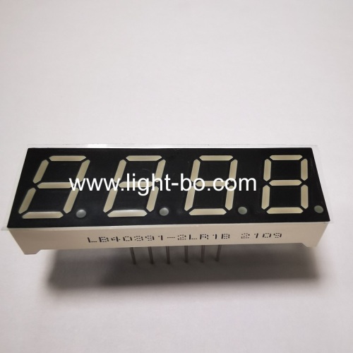 Super bright red 0.39  4 digit 7segment led display common cathode for temperature controller