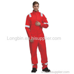 High Visibility Reflective Petroleum Industry Fire Retardant Coveralls