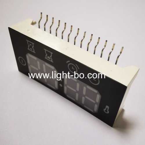 Ultra white 4 Digit 7 Segment LED Clock Display Common Anode for Oven Controller