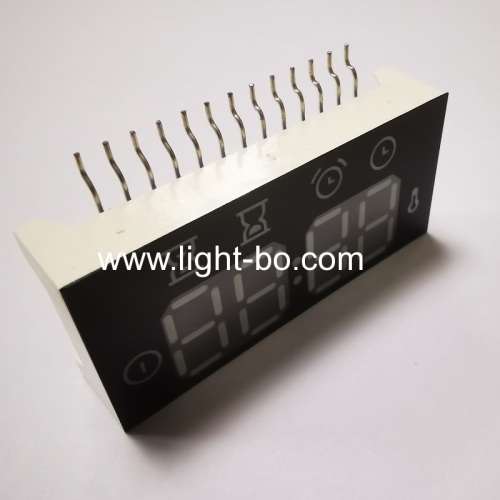 Ultra white 4 Digit 7 Segment LED Clock Display Common Anode for Oven Controller