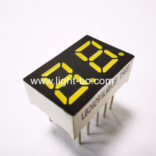 Ultra white dual digit 0.28  7 segment led display common cathode for small home appliances