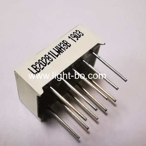 Ultra white dual digit 0.28  7 segment led display common cathode for small home appliances