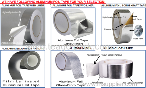 50mmx10M Aluminum Foil Tape Silver