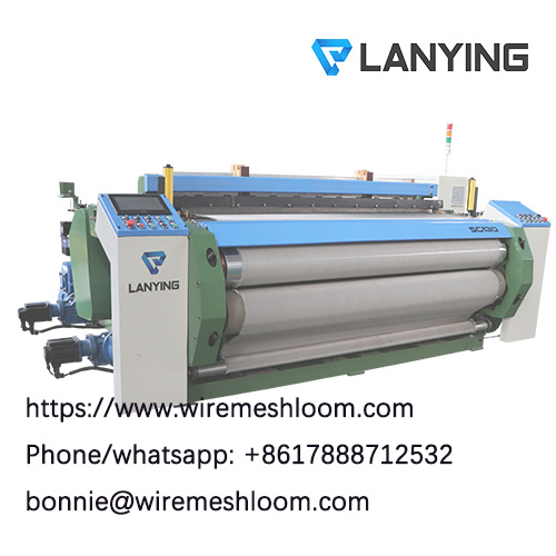 LANYING CNC metal wire mesh weaving machine for standard wire mesh weaving 2000mm