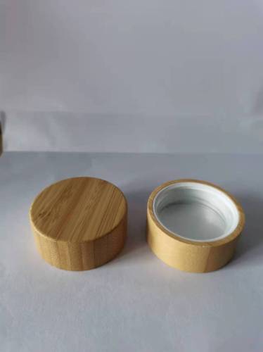 38/400 bamboo cap eco-frienldy packaging wooden lid for bottles child proof cap