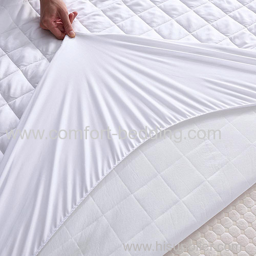 Mattress Protector Fitted Breathable Soft Waterproof Washable Removable Topper Pad Cover