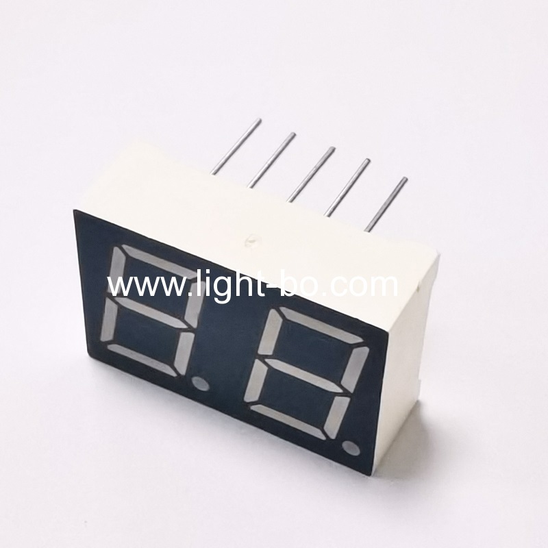 Common cathode Super Red 2-Digits 0.39inch 7 Segment LED Display for temperature indicator