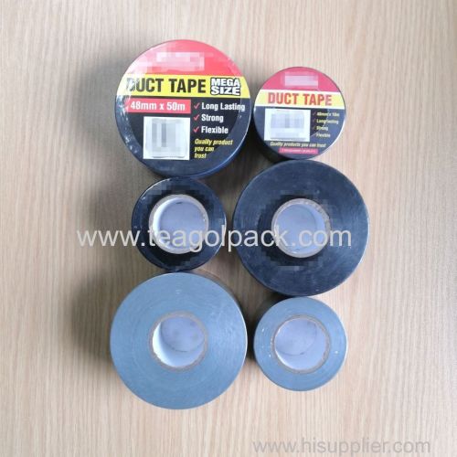 48mmx18m Duct Tape Black Silver 