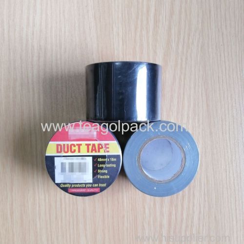 48mmx18m Duct Tape Black Silver