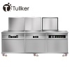Tullker 175L Spectacles Ultrasonic Cleaner 25kHz 28kHz 40kHz Metal Mould Pieces Oil Rust Dust Hot Drying Rinse