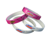 Bulk Buy Our Custom Made Logo White Silicone Rubber Bracelets for Sale