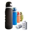 Travel new foldable portable camping water bottle