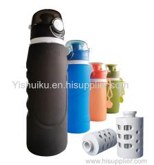 Travel new foldable portable camping water bottle