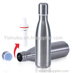 Bpa-free portable stainless steel bottle filter