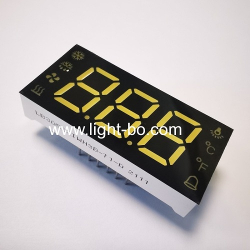 Ultra white Triple Digit 0.52inch 7 Segment LED Display Common Anode for Refrigerator Controller