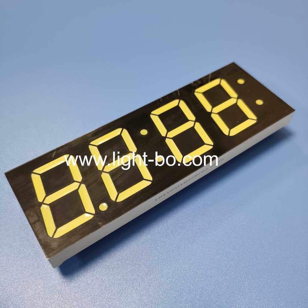 Ultra white Four Digits 1.2inch 7 Segment LED Display common Anode for Clock Indicator