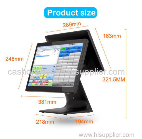 15.6 inches Touch Screen POS Terminal