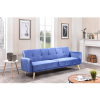 Living Room Furniture Blue Sofa Bed