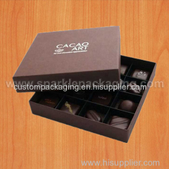 Custom Luxury Christmas Pretty Storage Boxes Candy Sweet Chocolate Gift Boxes With Hot Foil Stamping Logo