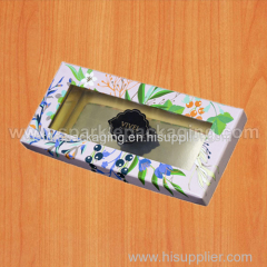 Custom Design Christmas Paper Gift box Chocolate Packaging Box Luxury Paperboard Packaging Candy Box with Window