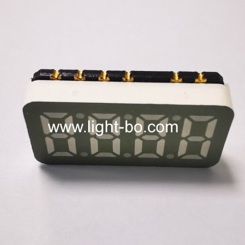 Customized Super bright red 4 Digit 8mm SMD LED Display Common Anode for Instrument Panel