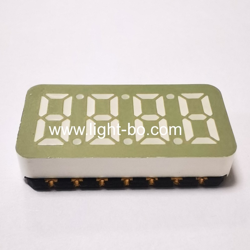 Customized Super bright red 4 Digit 8mm SMD LED Display Common Anode for Instrument Panel