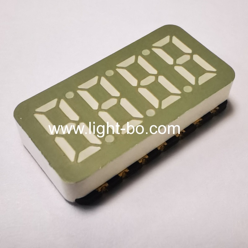 Customized Super bright red 4 Digit 8mm SMD LED Display Common Anode for Instrument Panel