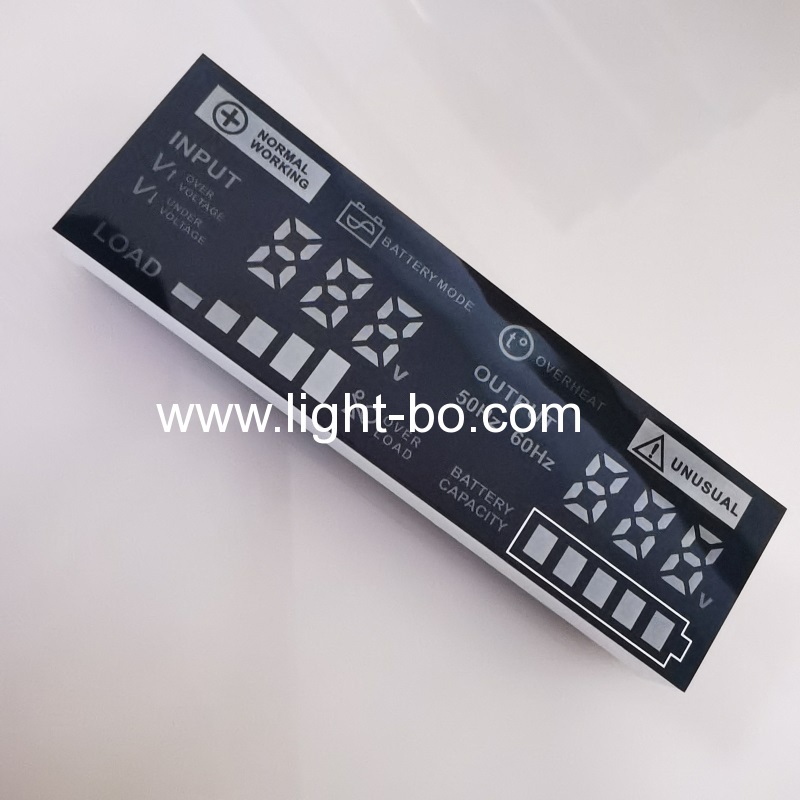 Customized Multicolour 6 Digits 7 Segment LED Display Module for Auto voltage stablizer regulator