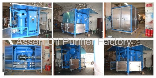 4000 L/Hr Enclosed Type Multi-Functional High Vacuum Power Transformer Oil Purification Machine