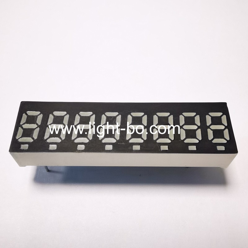 Small size 8 digits 6.2mm (0.25") Blue/Green/Red 7 Segment LED Display For Instrument Panel