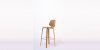 C23-73 Bar Stool Modern Nordic Dining Stool Plywood Stool Bentwood Stool