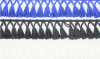 Blue Tassel Trim Blue Tassel Trim