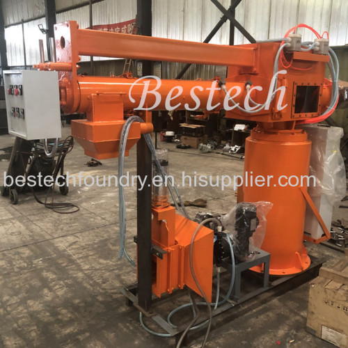 No bake single arm resin sand mixer machine for foundry