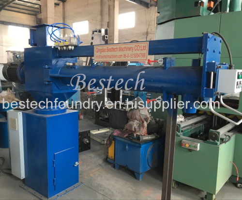 No bake single arm resin sand mixer machine for foundry