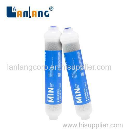 Inline mineral water filter cartridge customize