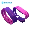 HUAYUAN Dual Color Silicone RFID Chip Wristband