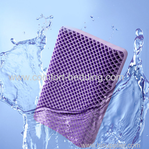 Memory Gel Sitting Pad Breathable Honeycomb Cooling TPE Pillow