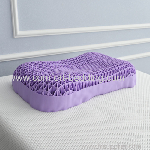 high quality food grade washable Super Durable Breath customized size Sleeping Black TPE Pillow