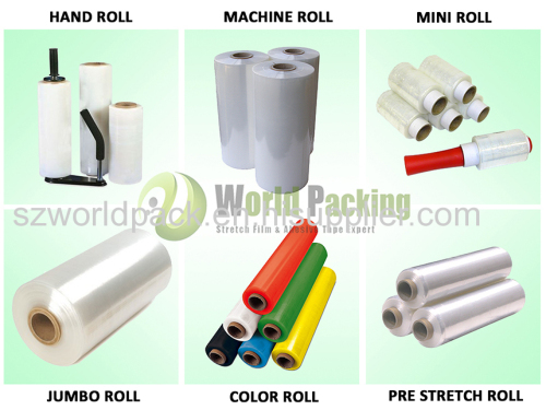 Hand and Machine LLDPE Plastic Pallet Wrap Stretch Film