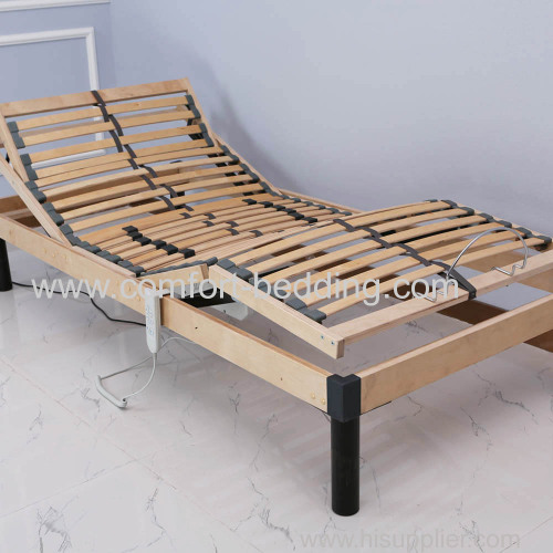 European style Adjustable Beds Birch Slat Bed