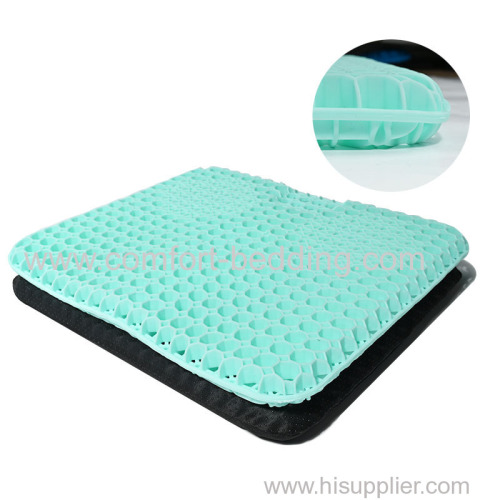 Gel Seat Cushion For Long Sitting Breathable Honeycomb Nonslip Home Cushion