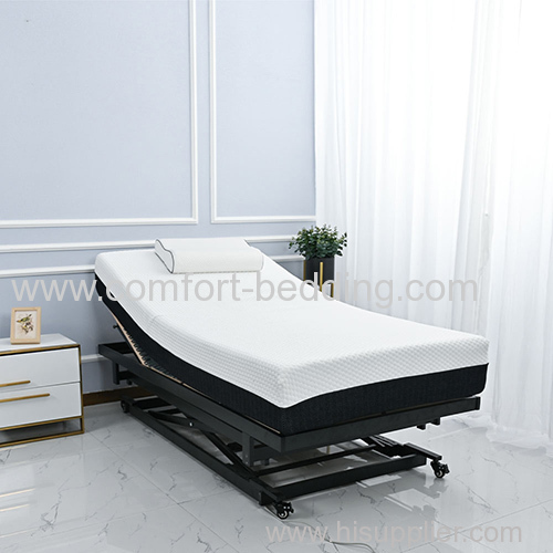 Konfurt Factory nursing bed home care bed slat hi low bed with castors