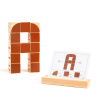 Custom Abc Wood Cubes Stacking Alphabet Blocks Wooden Letter Block Decor Education Montessoresi Toys