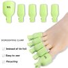 10 Pcs/Lot Reusable Plastic Toenail Art Soak