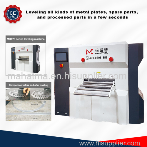 Sheet Leveler and Straightening Machine for sheet steel and nickel sheet