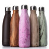 Customizable sports bottles are fitted with insulated double-walled stainless steel metal Cola shaped logo