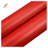 self adhesive 3d 4d 5d 6d carbon fiber vinyl rolls high glossy matte car blood red vinyl wrap