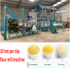 Small type machine for making maize corn flour breakfast meal and roller meal