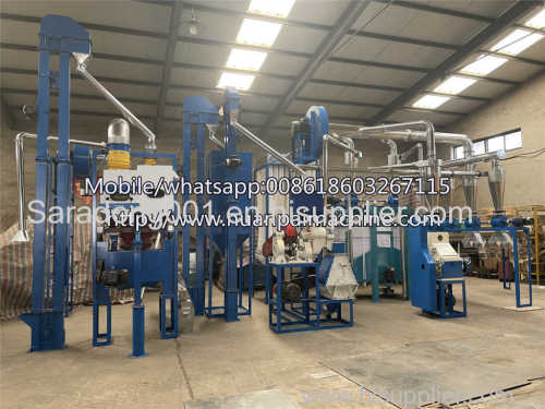 Successful project 10 tons/24 hours corn flour making machine maize meal machine in Kenya